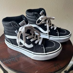Youth High Top Sk8 Vans Sz 2